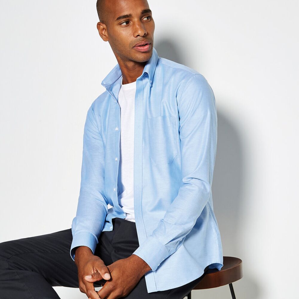 Slim fit workwear Oxford shirt long sleeved Thumbnail