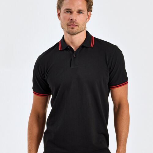 MENS classic fit tipped polo Thumbnail